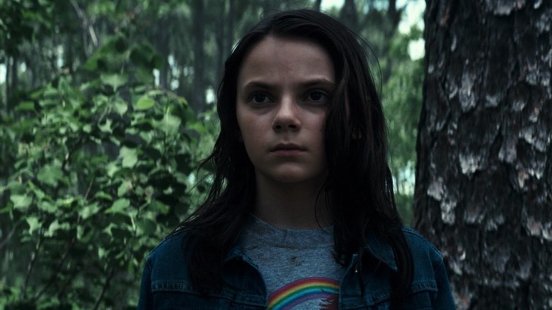 Laura dans les bois à Logan