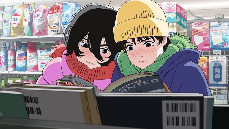 Fujino et Kyomoto feuilletant un livre dans Look Back (2024)