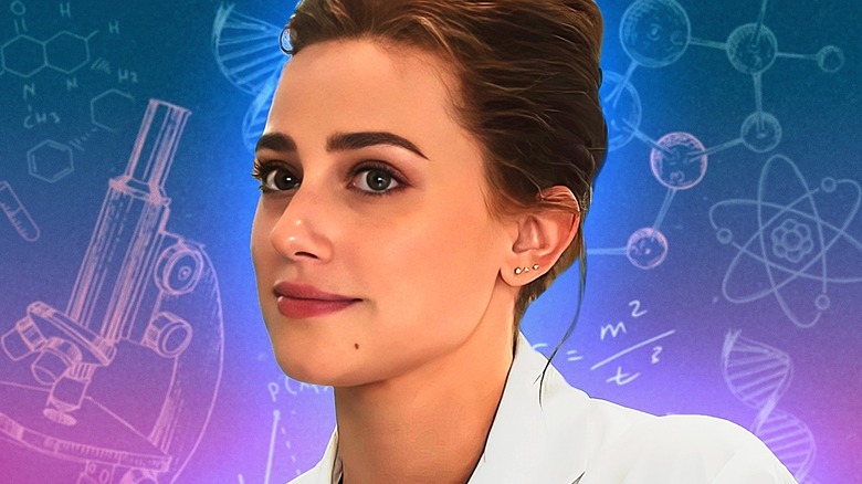 Olive de The Love Hypothesis sur fond scientifique