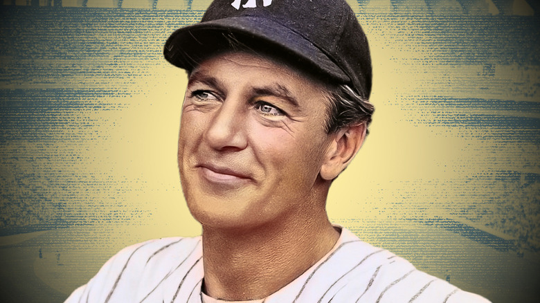 Gary Cooper en tenue de baseball sur fond jaune et bleu (2026)