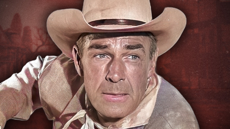Un Randolph Scott inquiet sur fond rouge (2026)