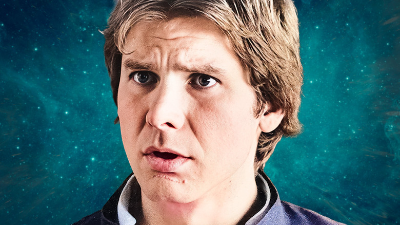 Han Solo sur fond d'étoiles