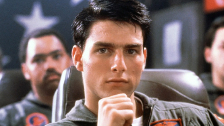 Maverick a l'air pensif dans Top Gun