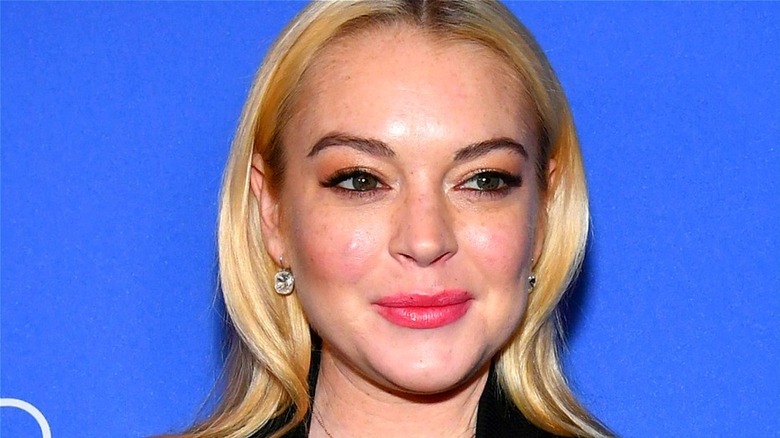 Visage de Lindsay Lohan