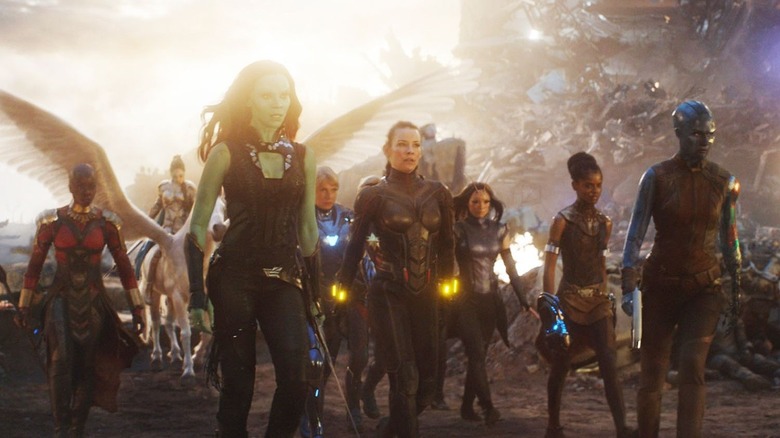 Les super-héros féminines du MCU se lancent dans la bataille dans Avengers : Endgame (2019)