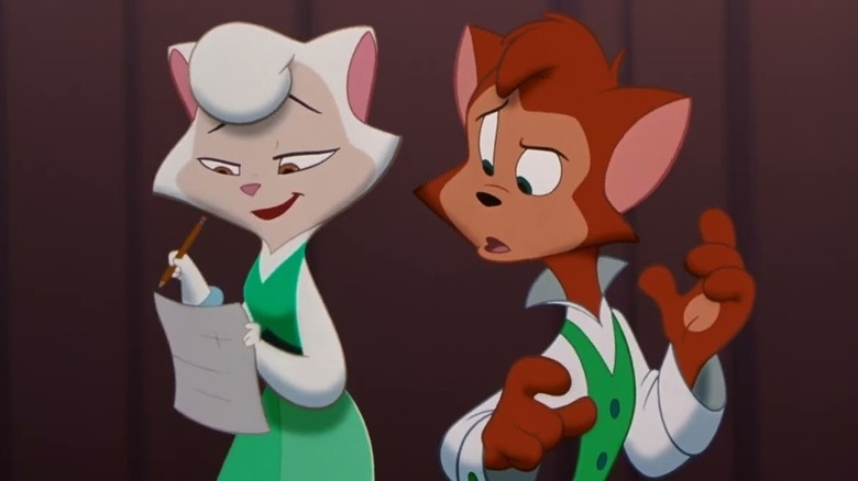 Sawyer et Danny prennent des notes dans "Les chats ne dansent pas" (1997)
