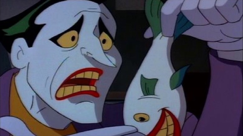 Le Joker et un poisson Joker