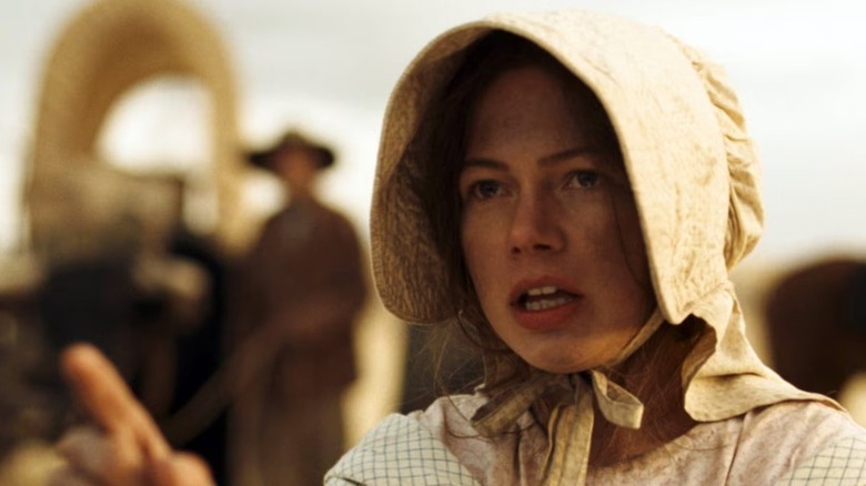 Emily Tetherow s'exprime dans Meek's Cutoff (2011)