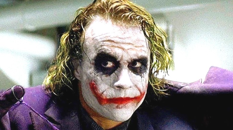 Heath Ledger dans le rôle du Joker Dark Knight