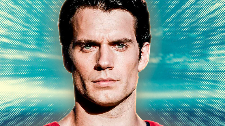 Superman de Henry Cavill sur fond bleu (2026)